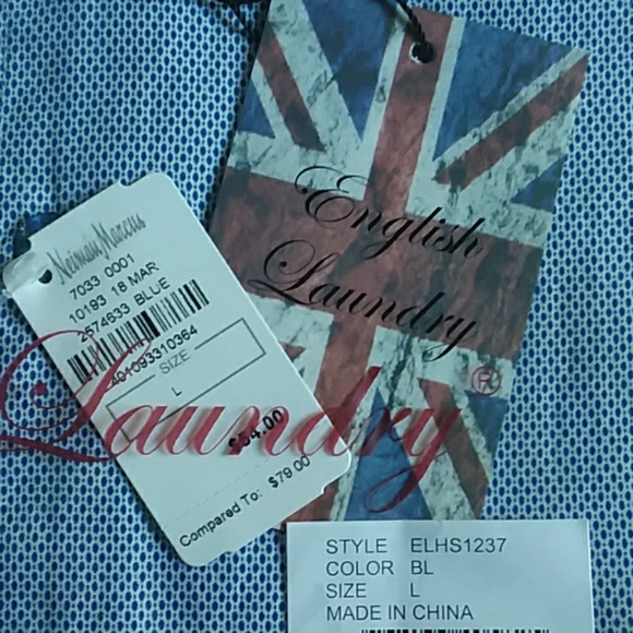 English laundry short sleeve shirt size large - Picture 2 of 4